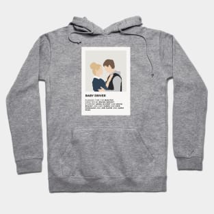 Baby Driver Minimalist Poster Hoodie